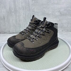 Kybun Santis 20 Hiking Boots Mens 10.5 Brown Leather Air-Cushion Swiss Made
